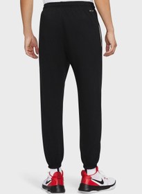 تصویر شلوار استاندارد دری فیت مشکی/سفید برند Nike Dri-Fit Standard Issue Trousers Black/White