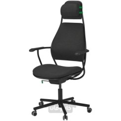تصویر صندلی بازی ایکیا مدل IKEA LÖPARBANA رنگ خاکستری تیره ویسل تحویل 29 روزه IKEA LÖPARBANA Gaming chair