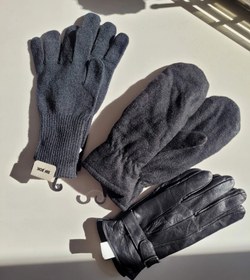 تصویر دستکش بافت بلند 