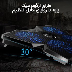 تصویر پایه خنک کننده لپ تاپ کول کلد مدل Gaming K25 K25