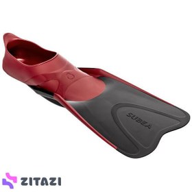 تصویر فین غواصی بزرگسالان سوبیا مدل Subea Adult Snorkeling Fins Claret Red 500 - زمان ارسال 15 تا 20 روز کاری 