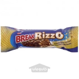 تصویر ویفر کاراملی تیفانی با روکش شکلاتی بریک ریزو 30 گرم BREAKRIZZO TIFFANY BREAK RIZZO CARAMEL 30 g