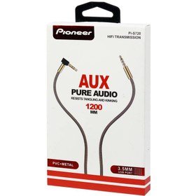 تصویر کابل فلزی Pioneer Pi-S720 AUX 1.2m یکسر L Pioneer Pi-S720 AUX Cable 1.2m