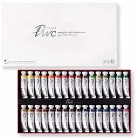 تصویر PWC آبرنگ 32رنگ 15میل 