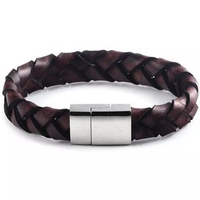 تصویر دستبند چرمی مدل ترندز 
