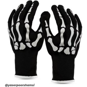 تصویر دستکش طرح دار 
