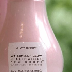 تصویر سرم درخشان کننده هندوانه و نیاسینامید دیو دراپس گلو رسیپی حجم 40ML Glow Recipe Watermelon Glow Niacinamide Dew Drops