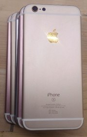 تصویر درب پشت آیفون iPhone 6s فابریک و روکاری در حد آک با شیشه دوربین رنگ سیلور 