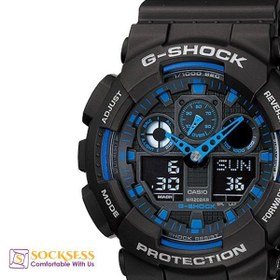 تصویر ساعت جی شاک(G-SHOCK)مدل GA-100-1A2DR 