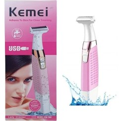 تصویر ژیلت شارژی بدن و صورت بانوان کیمی مدل KM-1900 