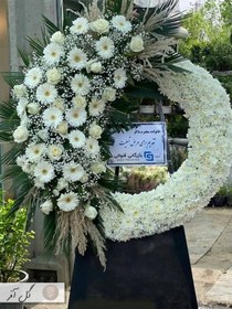 تصویر تاج گل ترحیم – کد 02 