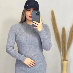 تصویر زیر سارافون یقه گرد جنس: کش بافت سایز : فری سایز تا ۴۸ رنگ: رنگبندی تصویر قد کار بلند ۹۰ سانت 