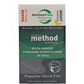 تصویر لوسیون ضد ریزش مو شب متد 75 میلی لیتر Method Anti Hair Loss Night Lotion 75 Ml