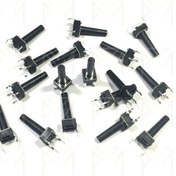 تصویر میکروسوئیچ 4 پایه کلید ریست مودم میکروسوئیچ چهار پایه (4Pin) / سایز: 6x6x15 میلی متر (6x6x15mm)