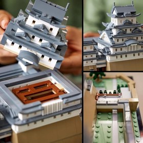 تصویر لگو سری معماری مدل قلعه تاریخی هیمجی ژاپن ۲۱۰۶۰ - LEGO Architecture Architectural Landmarks Collection, Himeji Castle 21060 ۲۱۲۵ قطعه