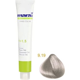 تصویر رنگ موی مارال شماره 9.19 بلوند دودی بنفش خیلی روشن حجم ۱۰۰ میلی لیتر 