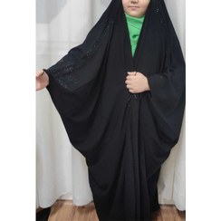 تصویر چادر عربی اصیل نگین دار کودک 