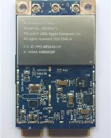 تصویر کارت وایرلس اپل Apple Atheros N600 