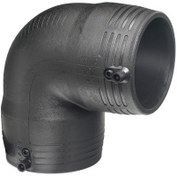 تصویر زانو 90 درجه الکتروفیوژن 110 میلی‌متر پلی اتیلن پتروگاز پارسا 