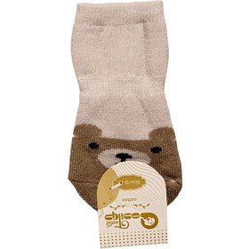 تصویر جوراب حوله ای نوزادی 