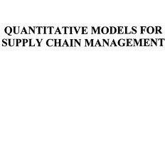 خرید و قیمت دانلود کتاب Quantitative Models for Supply Chain Management ...