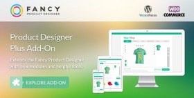 تصویر دانلود افزونه Fancy Product Designer Plus Add-On برای وردپرس 