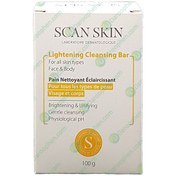 تصویر پن روشن کننده صورت و بدن SCAN SKIN ا Scan Skin Face And Body Lightening Cleansing Bar 100gr Scan Skin Face And Body Lightening Cleansing Bar 100gr