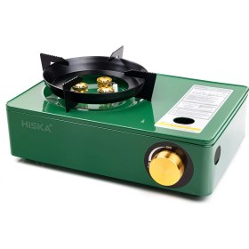 تصویر اجاق گاز مسافرتی هیسکا مدل H24 وزن ۲.۰۵ کیلوگرم 