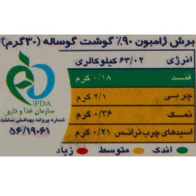 تصویر 202 پپرونی %90 250 گرم 