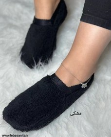 تصویر پاپوش حوله ای جوراب حوله ای زنانه