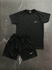 تصویر پکیج کد E1151 شامل تیشرت و شلوارک نایکی با ۶ رنگ خفن 