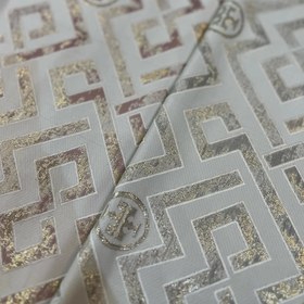 تصویر پارچه ژاکارد لمه دار طرح ترک مدل ورساچه 