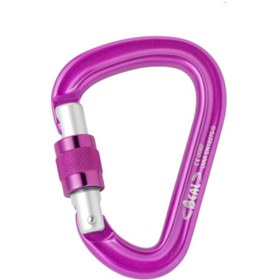 تصویر کارابین پیچ گلابی شکل بئال مدل بی سیف BE SAFE BEAL Be Safe Screwgate HMS Carabiner