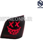 تصویر چراغ عقب اسپرت پراید ۱۱۱ طرح جوکر جفت 