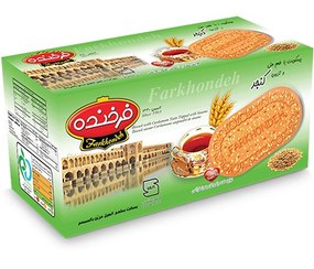 تصویر بيسکويت فرخنده پذیرایی با طعم هل و کنجد 900 گرمی 