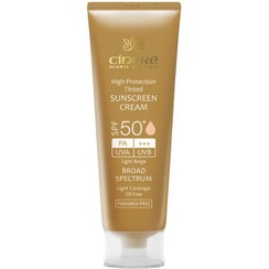 تصویر کرم ضد آفتاب رنگی SPF50 پلاس سینره (بژ طبیعی) Cinreh SPF50 Plus Tinted Sunscreen (Natural Beige)