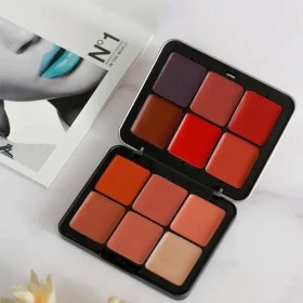 تصویر پالت رژلب و رژگونه ۱۲ رنگ مای میکاپ استوری 