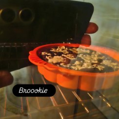 تصویر بروکی ترکیبی از براونی و کوکی 400 گرم Brooki