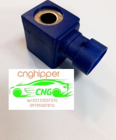 تصویر بوبین ریل سوخت سی ان جی رج آبی ا CNG fuel rail reel blue reg CNG fuel rail reel blue reg