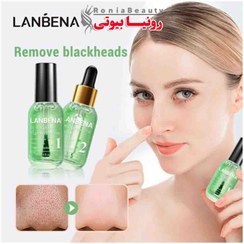 تصویر چسب بینی جوش های سر سیاه لانبنا لاکی BLACK HEAD REMOVER MASK LANBENA 17 ML