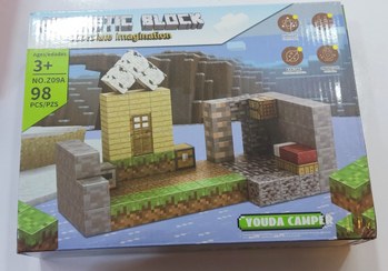 تصویر بلوک مغناطیسی ماینکرافت ۹۸ قطعه 