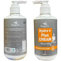 تصویر کرم آبرسان پمپی حاوی روغن شترمرغ حجم 250 میل سوپکس Pumpi Supex moisturizing cream containing ostrich oil, volume 250 ml