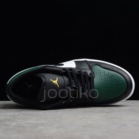 تصویر کتونی زنانه و مردانه نایک ایر جردن تو ۱ سبز - 38 Nike air Jordan green Toe 1