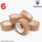 تصویر نوار چسب کاغذی 5 سانتیمتری 30 یارد تایوانی تیکسون TIXXON ( بسته 6 عددی) 