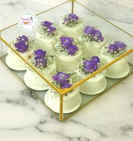 تصویر مینی کیک خواستگاری و بله برون ۹ عددی 