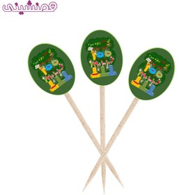 تصویر بسته 10 عددی خلال فینگر فود تم مدرسه و دانشگاه جشن 100 صد 