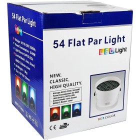 تصویر رقص نور مدل TT-Flat par54 مکد 709 