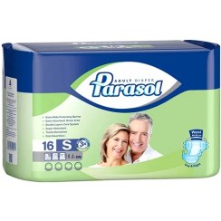 تصویر پوشینه چسبی بزرگسال سایز S پاراسول (16 عدد) 