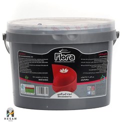 تصویر بریلو ژله روکش کیک فلورا توت فرنگی 