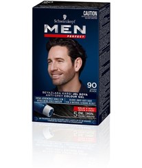 تصویر رنگ مو ژل سریع و دائمی مردانه عالی و موثر در برابر سفیدی مشکی 90 50 میلی لیتر رنگ مو مردانه شوارتسکوف | Schwarzkopf Color Cream 9310714206157 